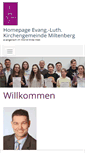 Mobile Screenshot of evangelisch-miltenberg.de